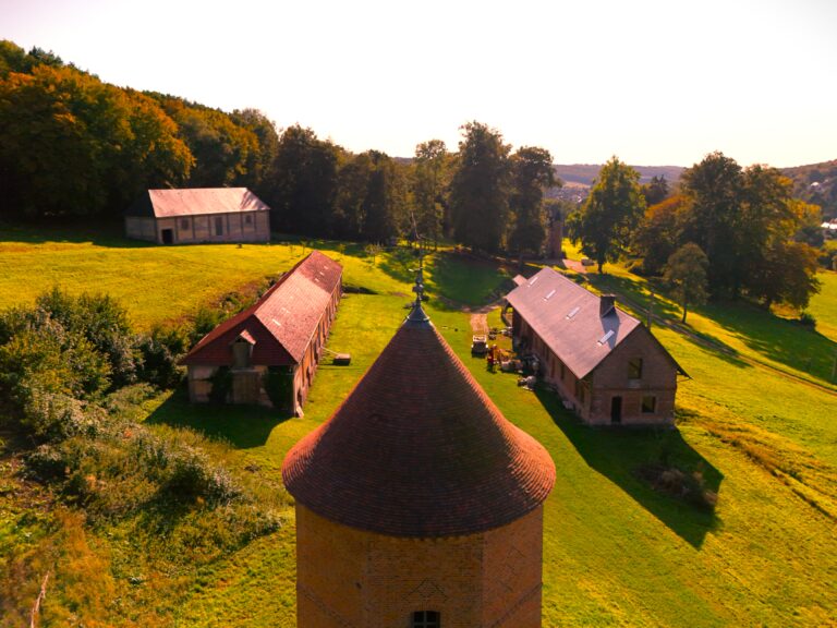 Toiture vue par drone