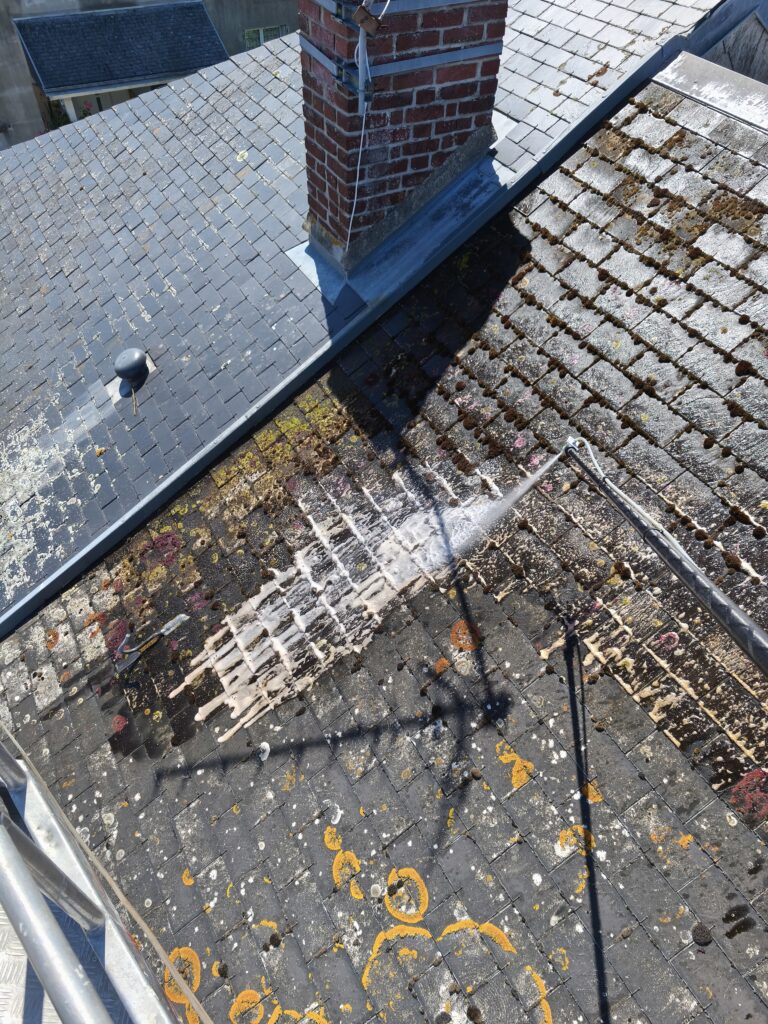 Toiture vue par drone