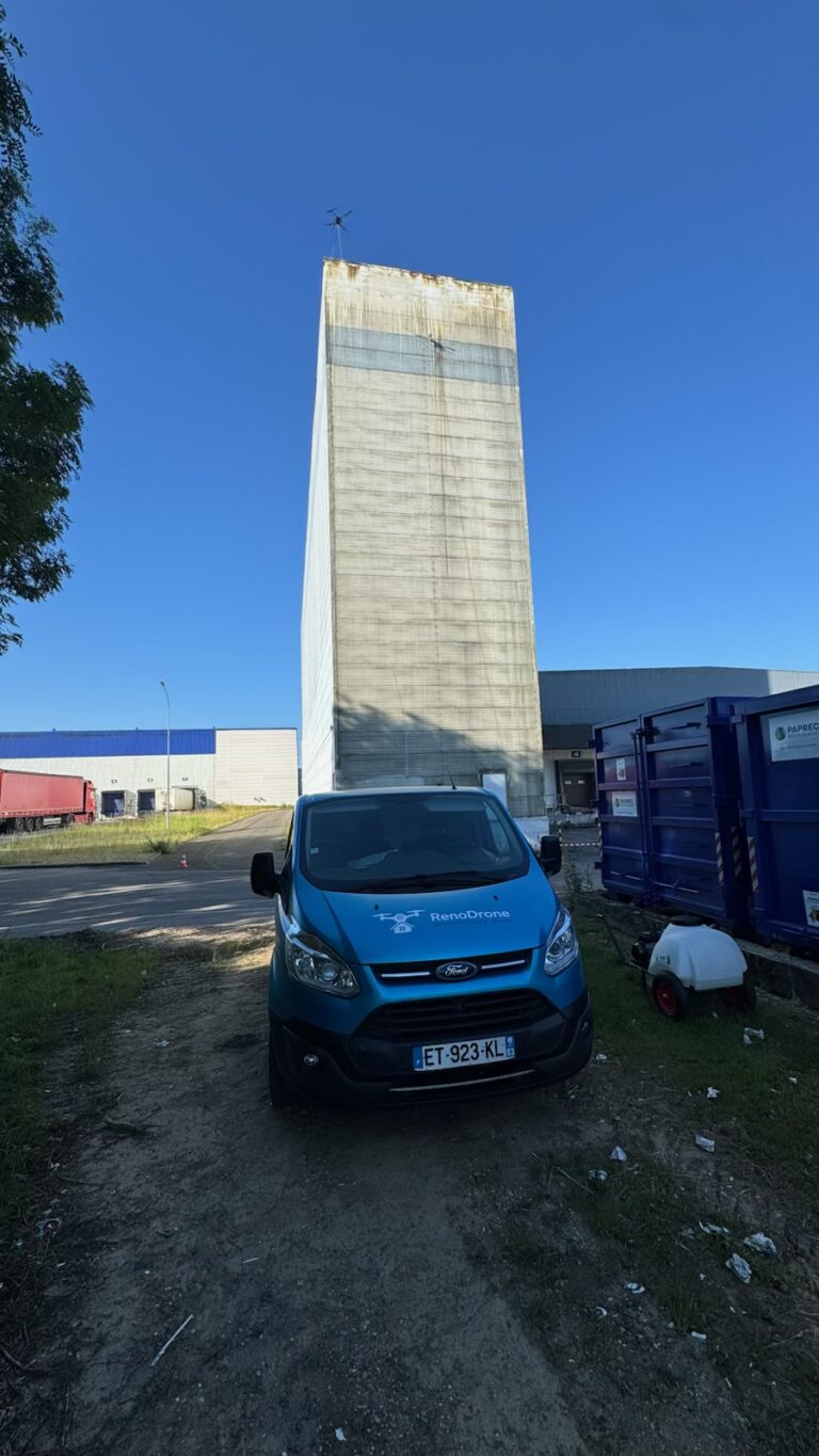 Intervention RenoDrone sur bardage métallique