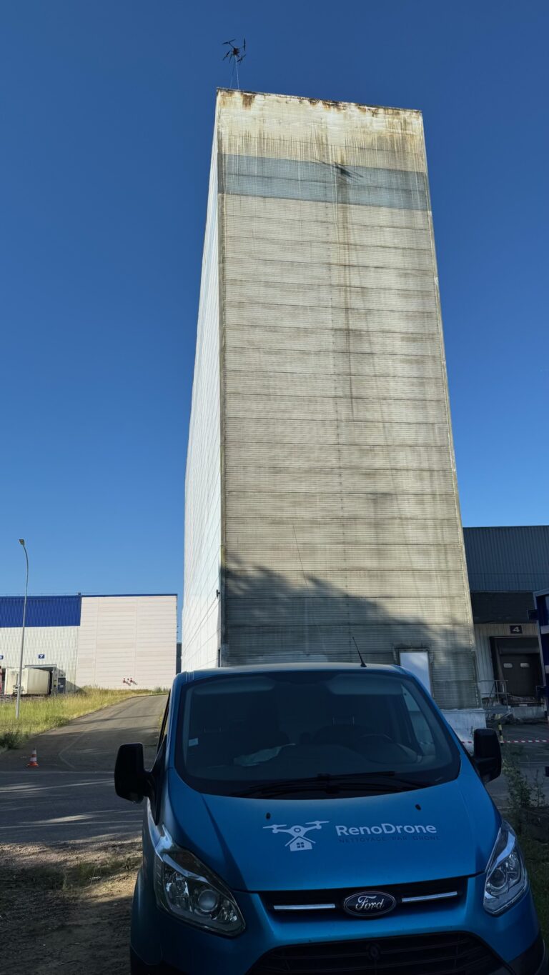 Intervention RenoDrone sur bardage métallique