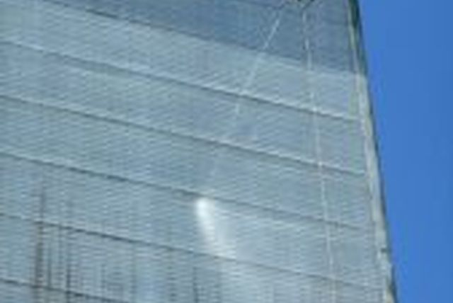 Façade nettoyée par drone