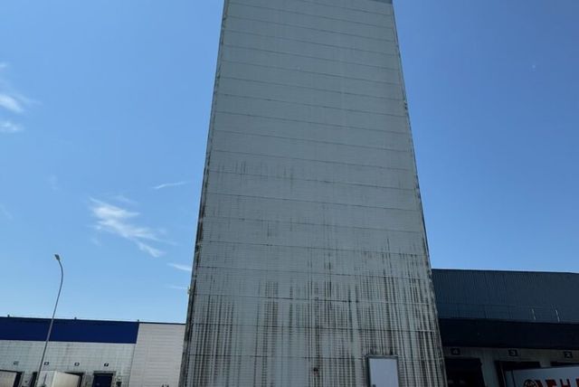 Façade nettoyée par drone