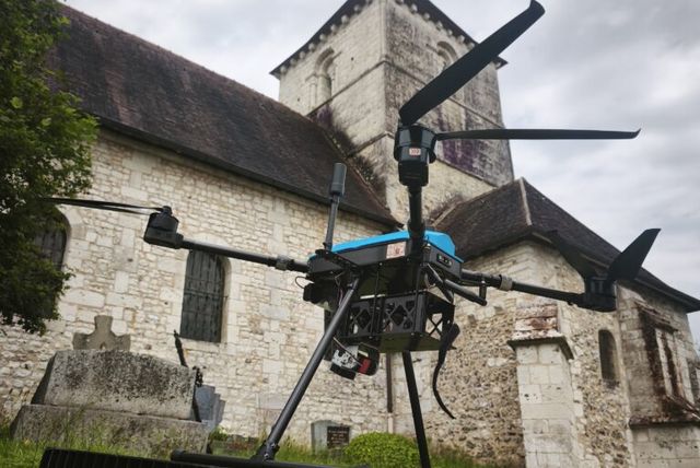 Chantier de façade RenoDrone