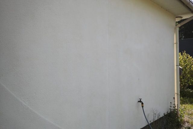 Bardage et mur pignon nettoyés