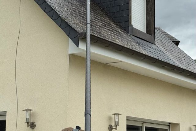 Bardage et mur pignon nettoyés